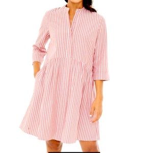 Tuckernuck Striped Royal Shirt Dress Size Large